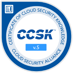 Certificate of Cloud Security Knowledge v.5