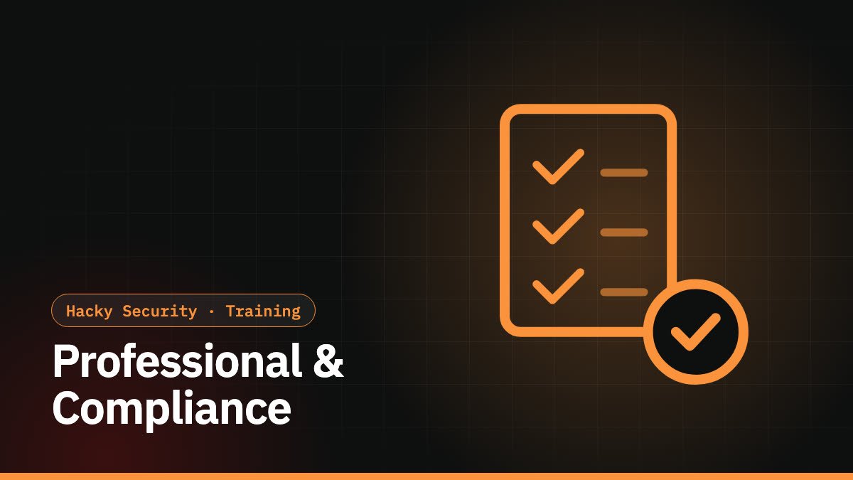 Professional & Compliance training